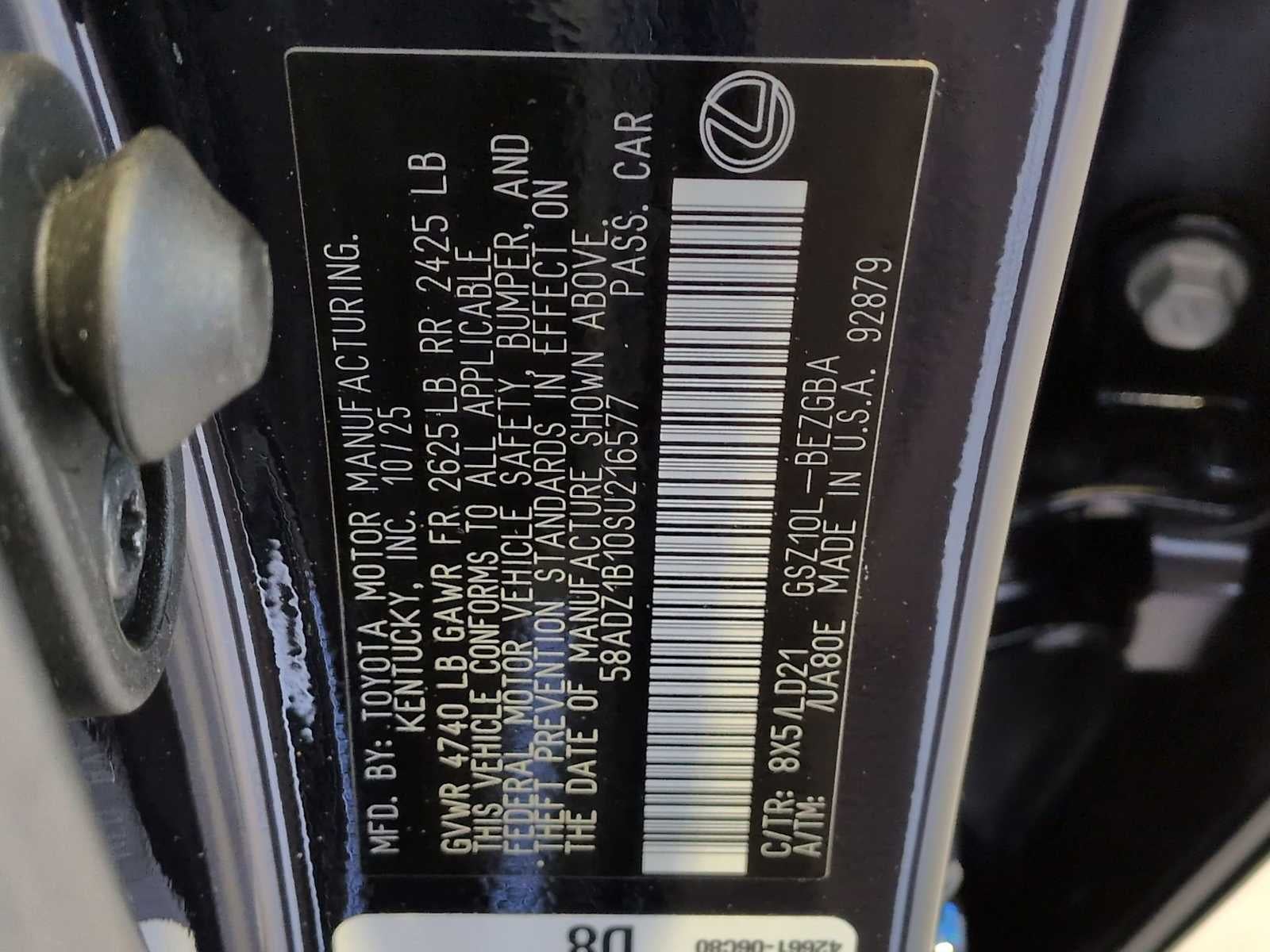 2025 Lexus ES ES 350 FWD