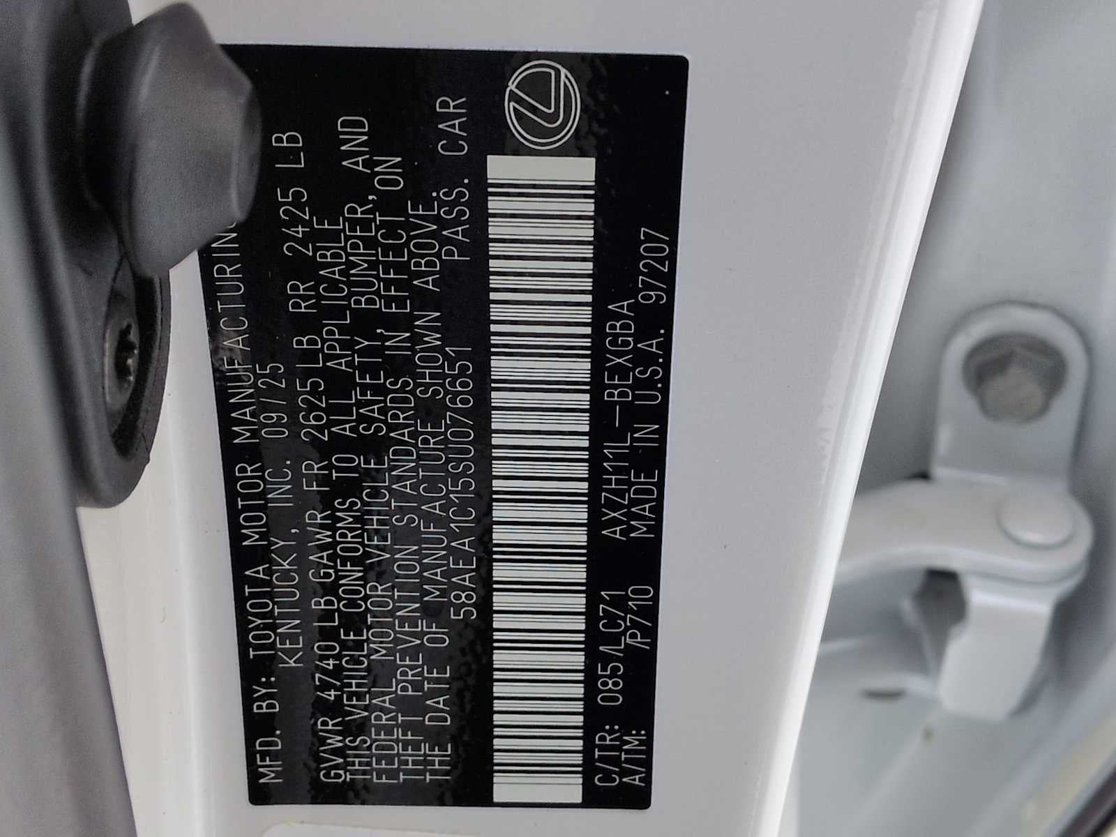 2025 Lexus ES ES 300h Luxury FWD