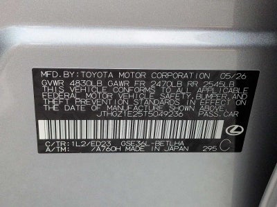 2026 Lexus IS IS 350 F SPORT AWD