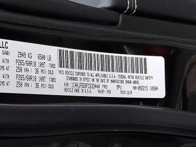 2015 Jeep Grand Cherokee Limited