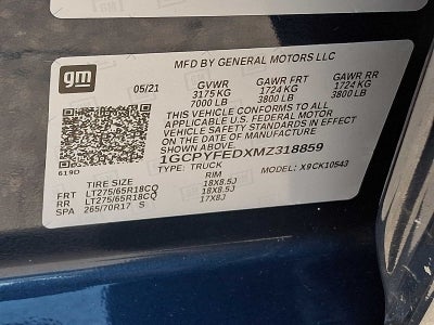 2021 Chevrolet Silverado 1500 LT Trail Boss