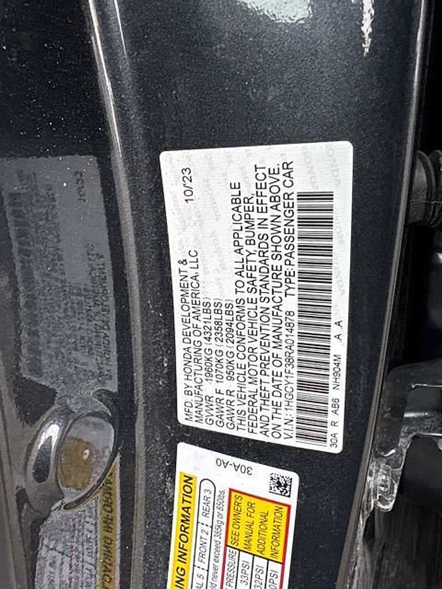 2024 Honda Accord EX CVT