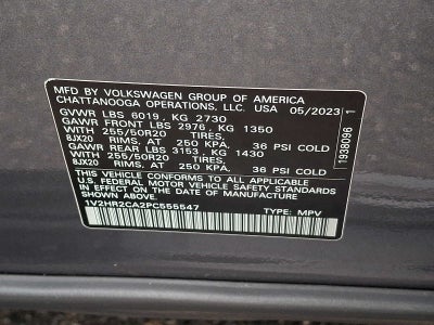 2023 Volkswagen Atlas 3.6L V6 SE w/Technology