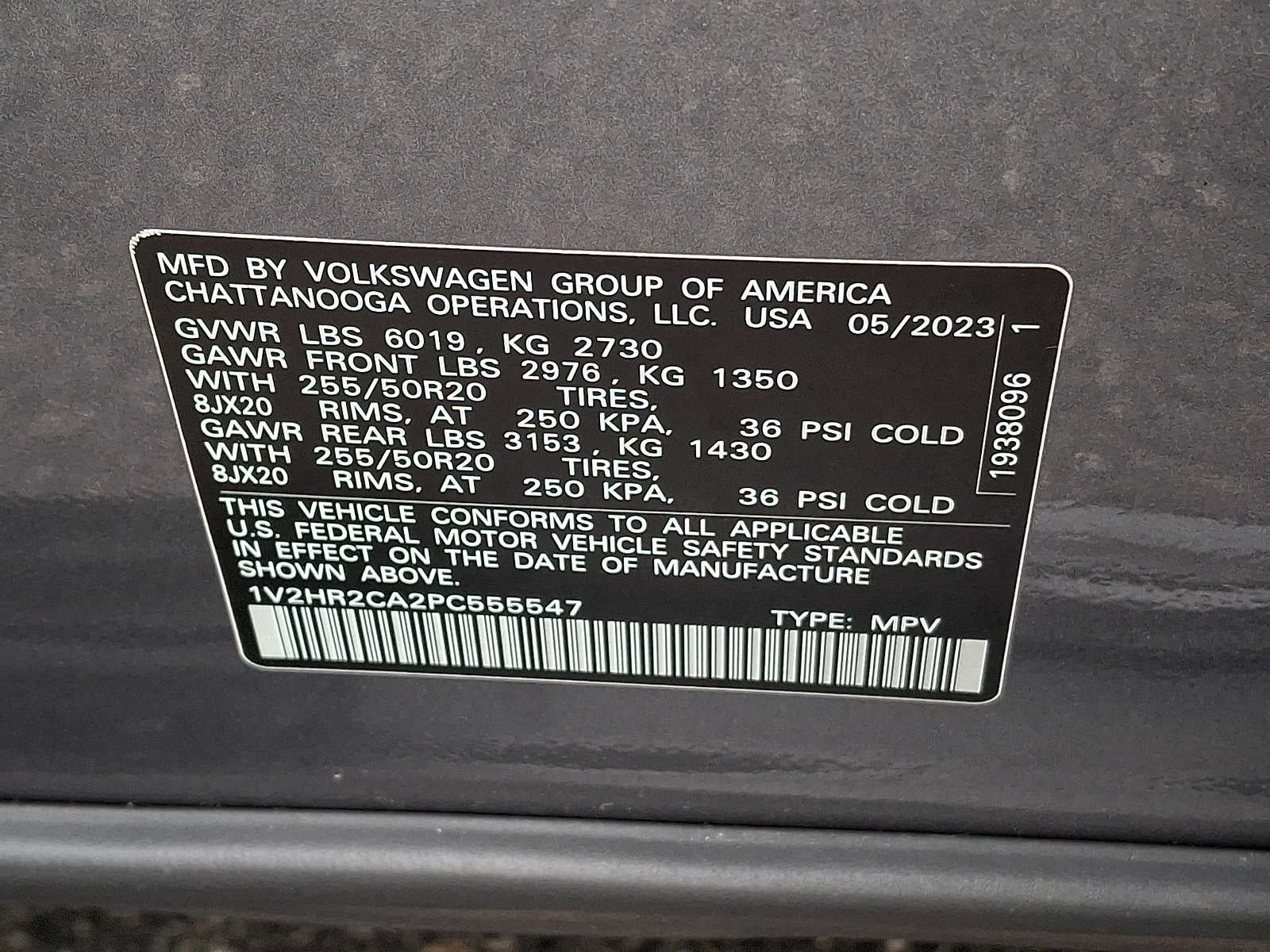 2023 Volkswagen Atlas 3.6L V6 SE w/Technology