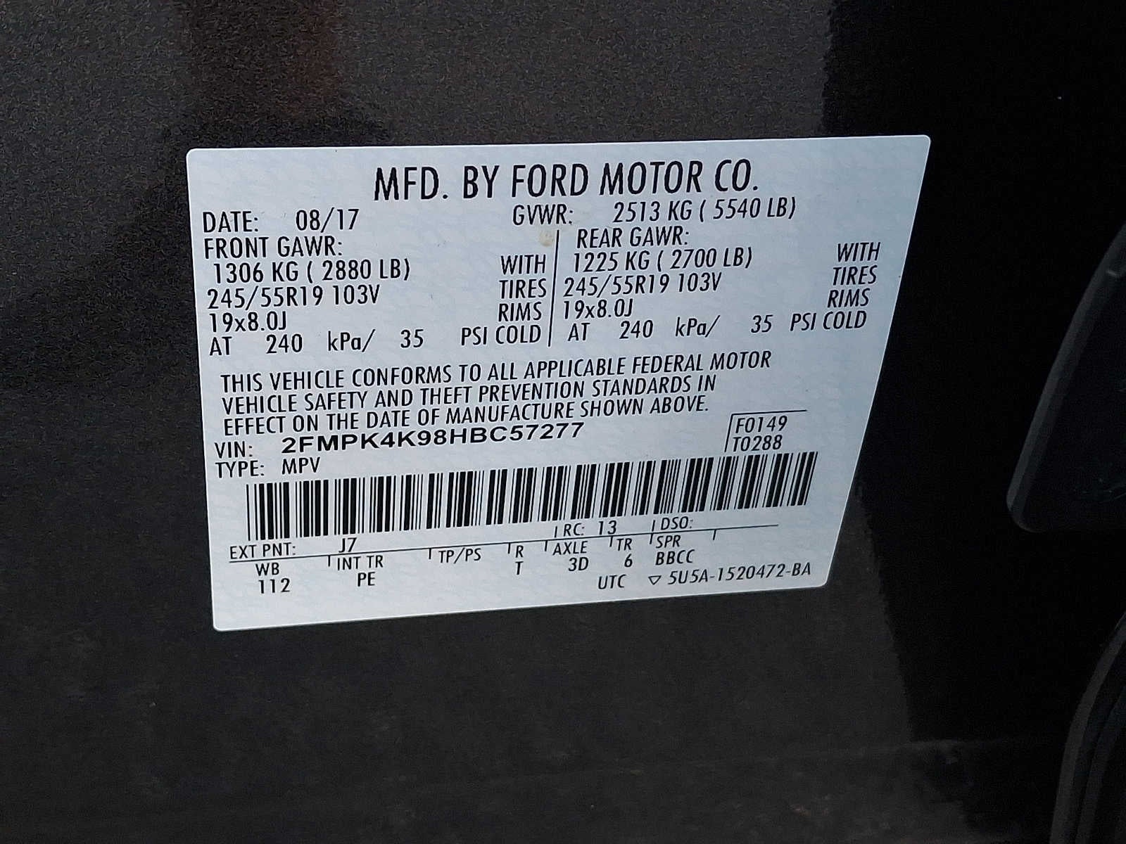 2017 Ford Edge Titanium