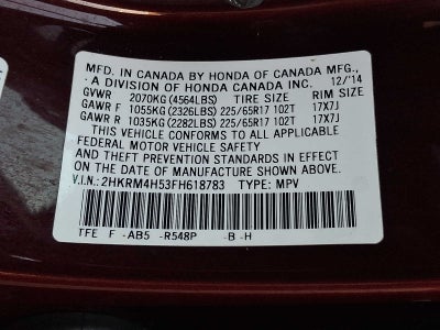 2015 Honda CR-V EX