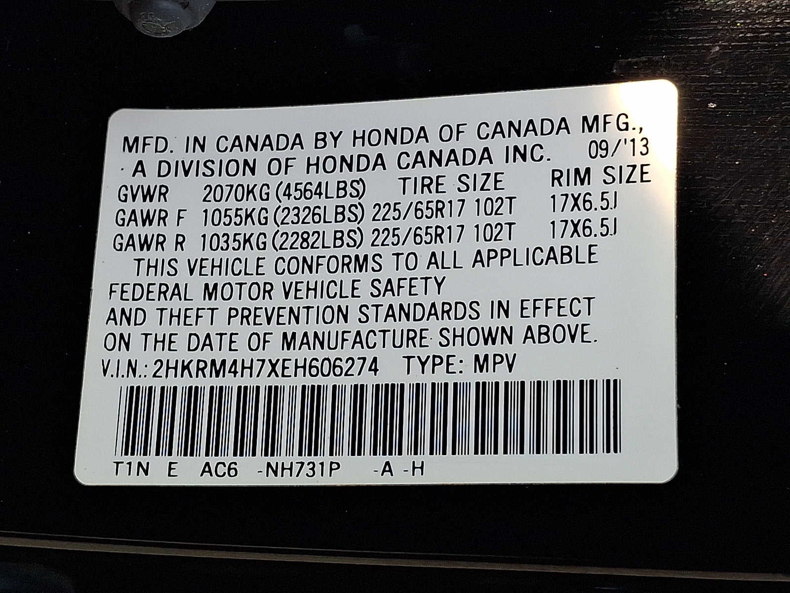 2014 Honda CR-V EX-L