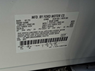 2021 Lincoln Nautilus Reserve