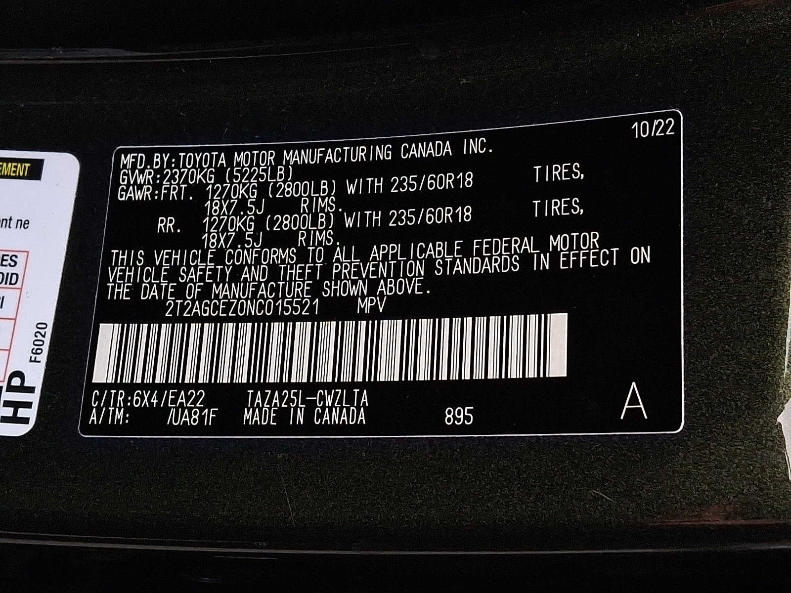 2022 Lexus NX NX 350 AWD