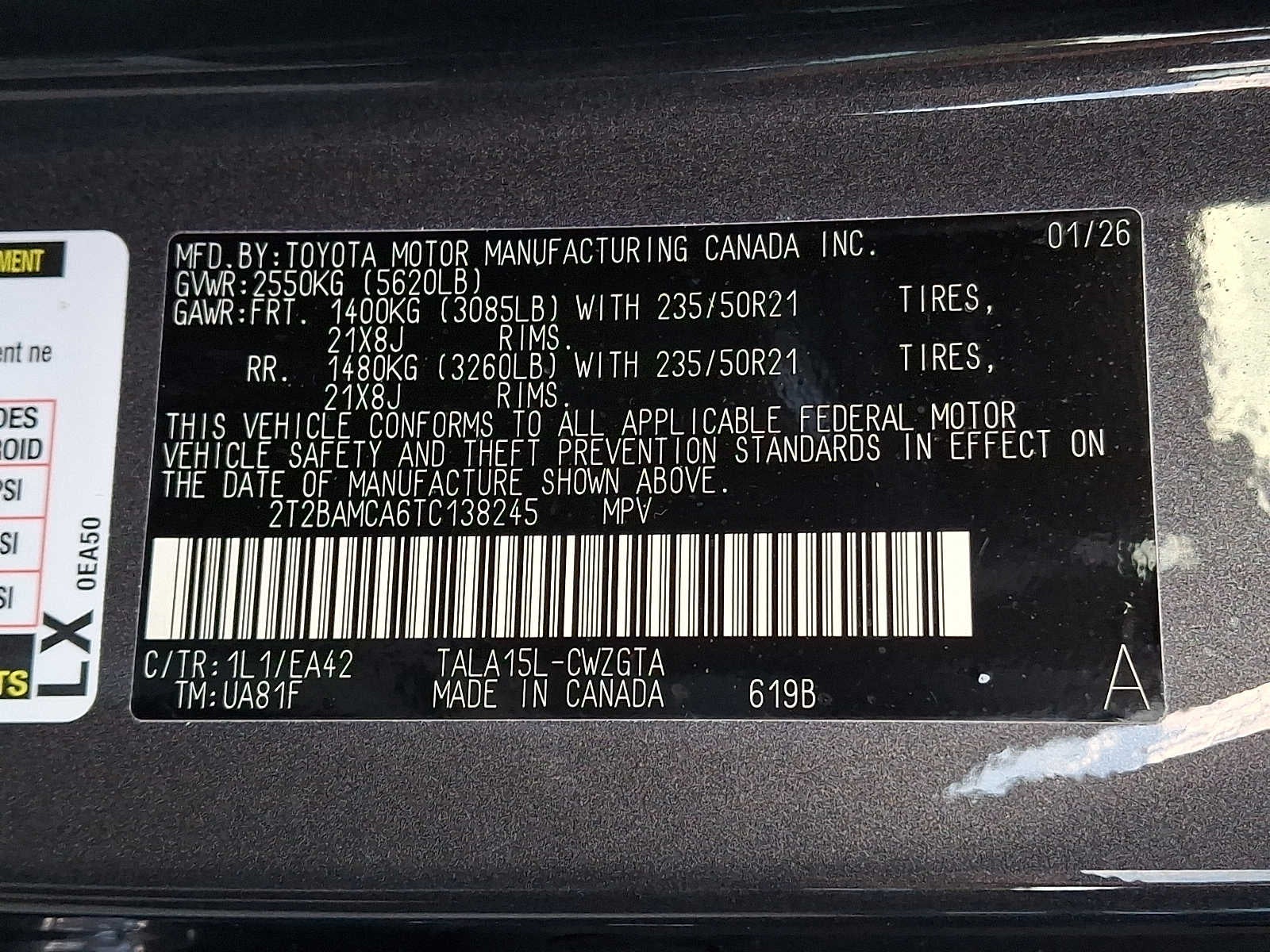 2026 Lexus RX 350 PREMIUM AWD PREMIUM