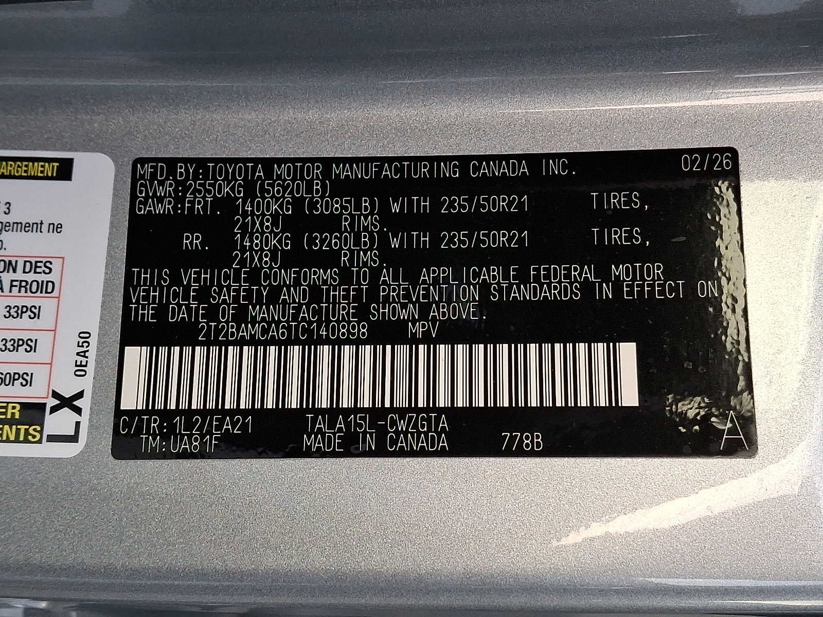 2026 Lexus RX 350 PREMIUM AWD PREMIUM