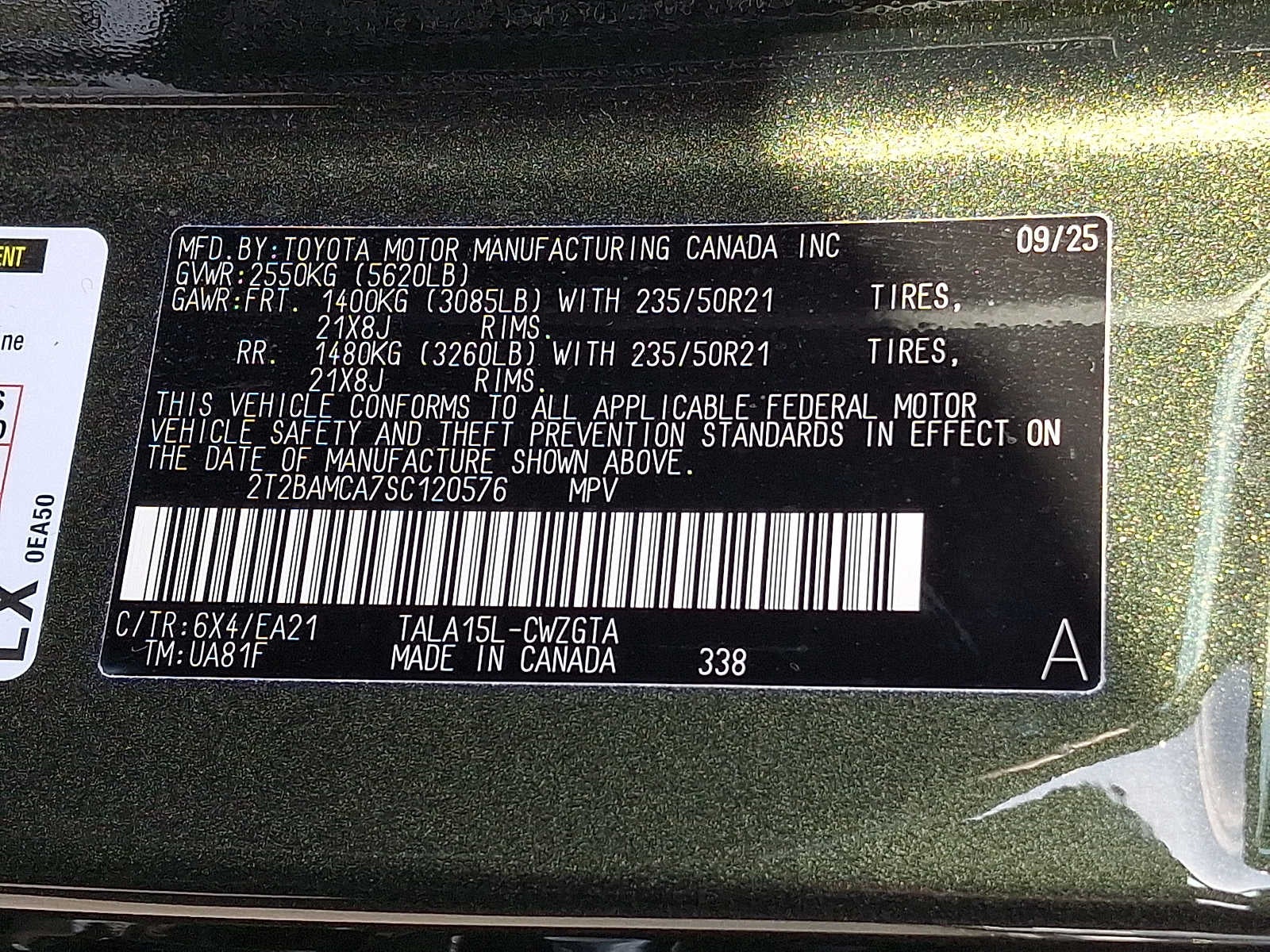 2025 Lexus RX 350 PREMIUM AWD PREMIUM