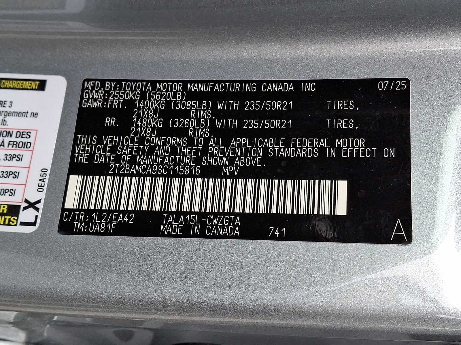 2025 Lexus RX 350 PREMIUM AWD PREMIUM