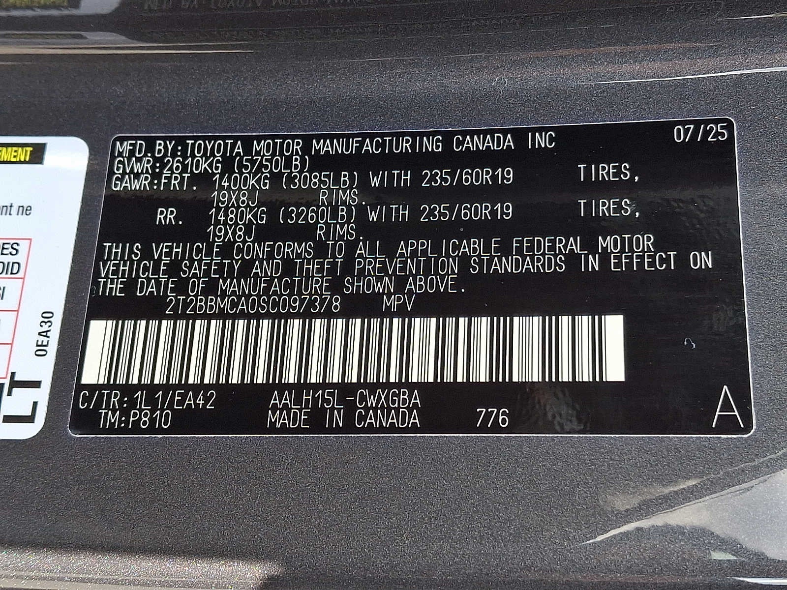 2025 Lexus RX 350h PREMIUM AWD PREMIUM