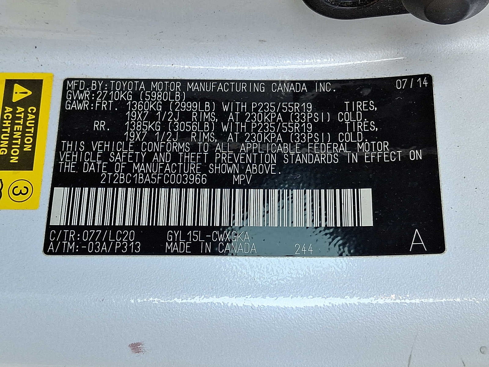 2015 Lexus RX 450h AWD 4dr