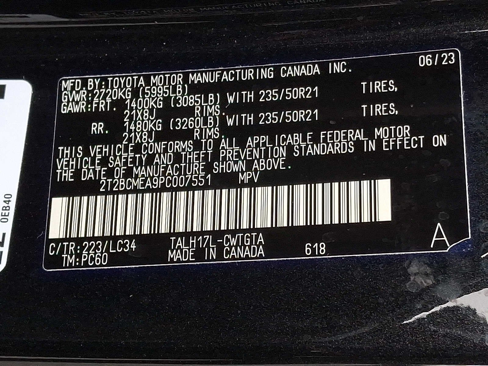 2023 Lexus RX 500h F SPORT PERFORMANCE AWD F SPORT PERFORMANCE AWD