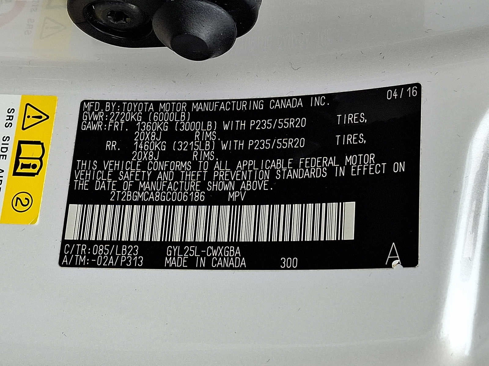 2016 Lexus RX 450h AWD 4dr
