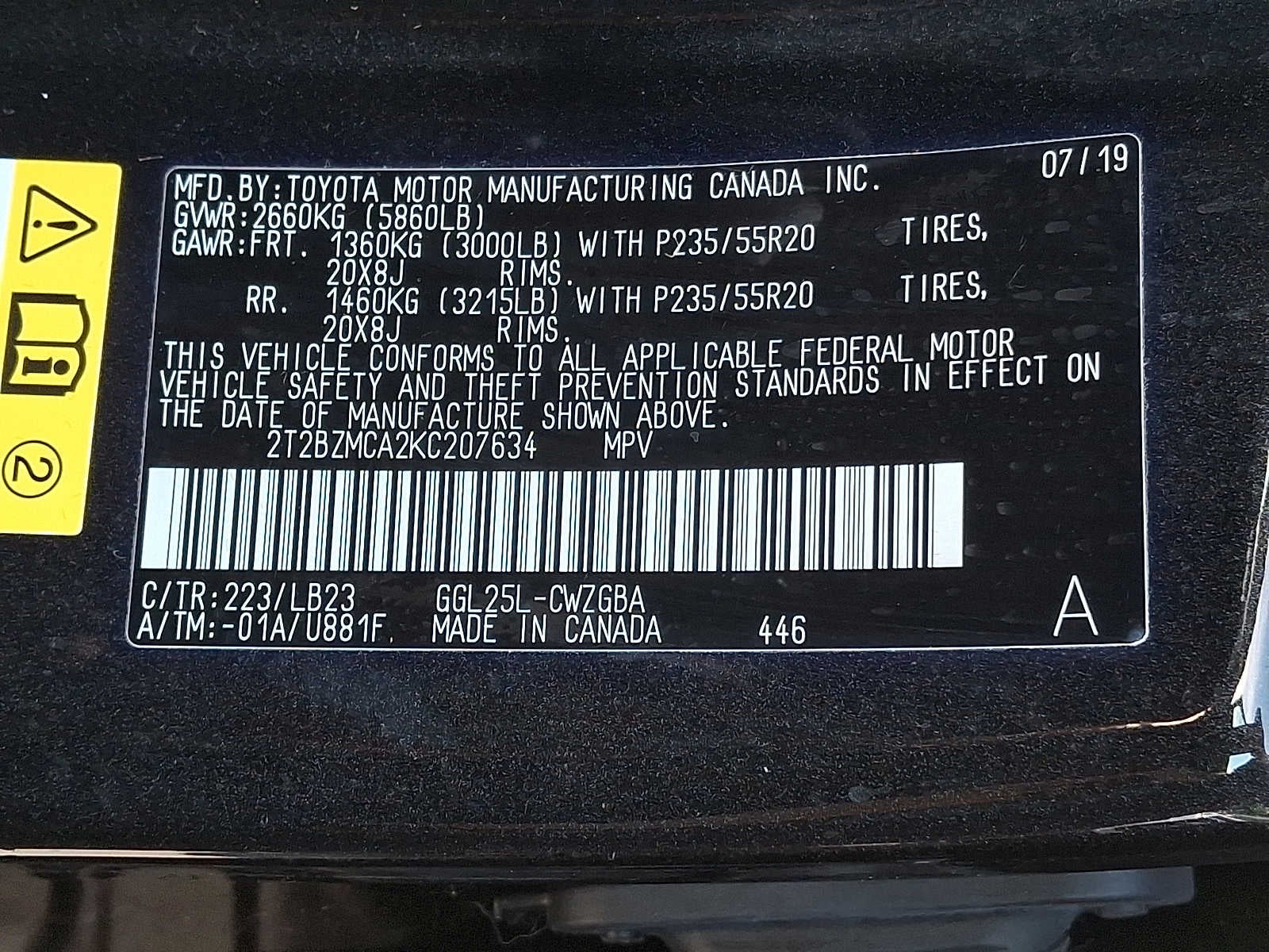 2019 Lexus RX 350 RX 350 AWD