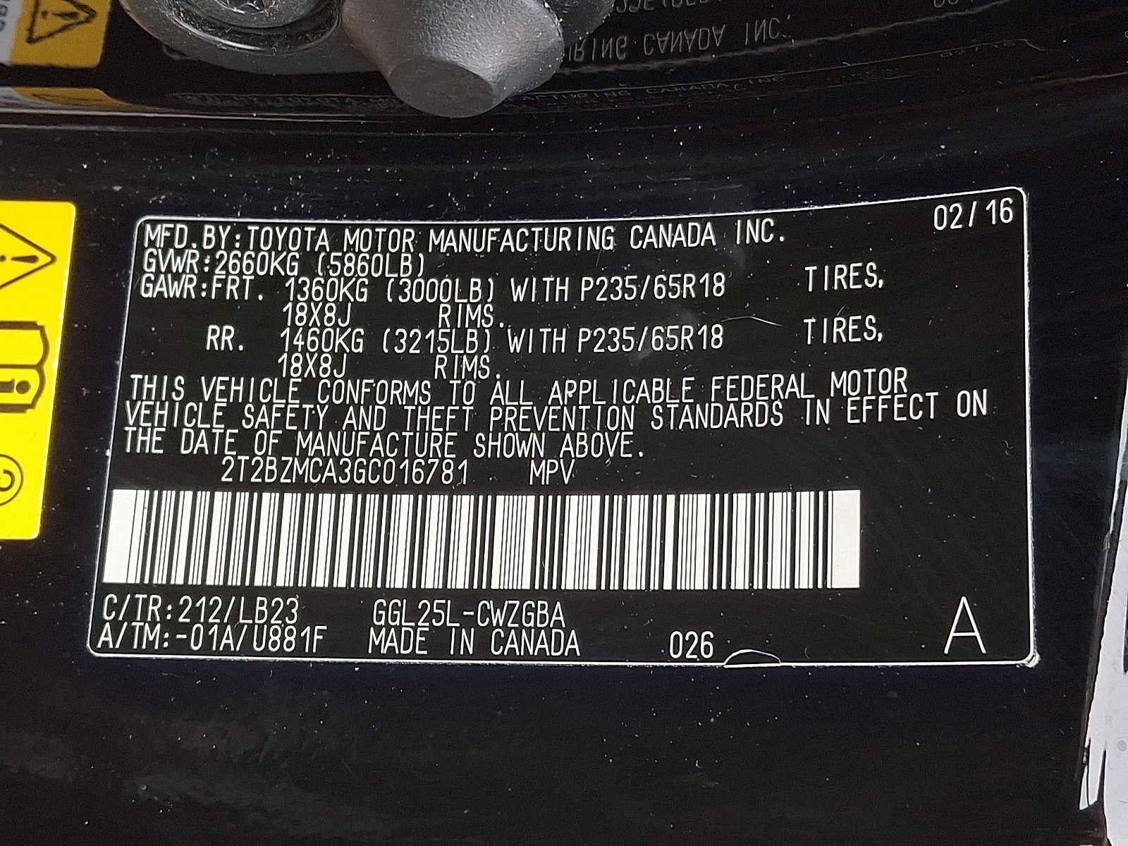 2016 Lexus RX 350 AWD 4dr