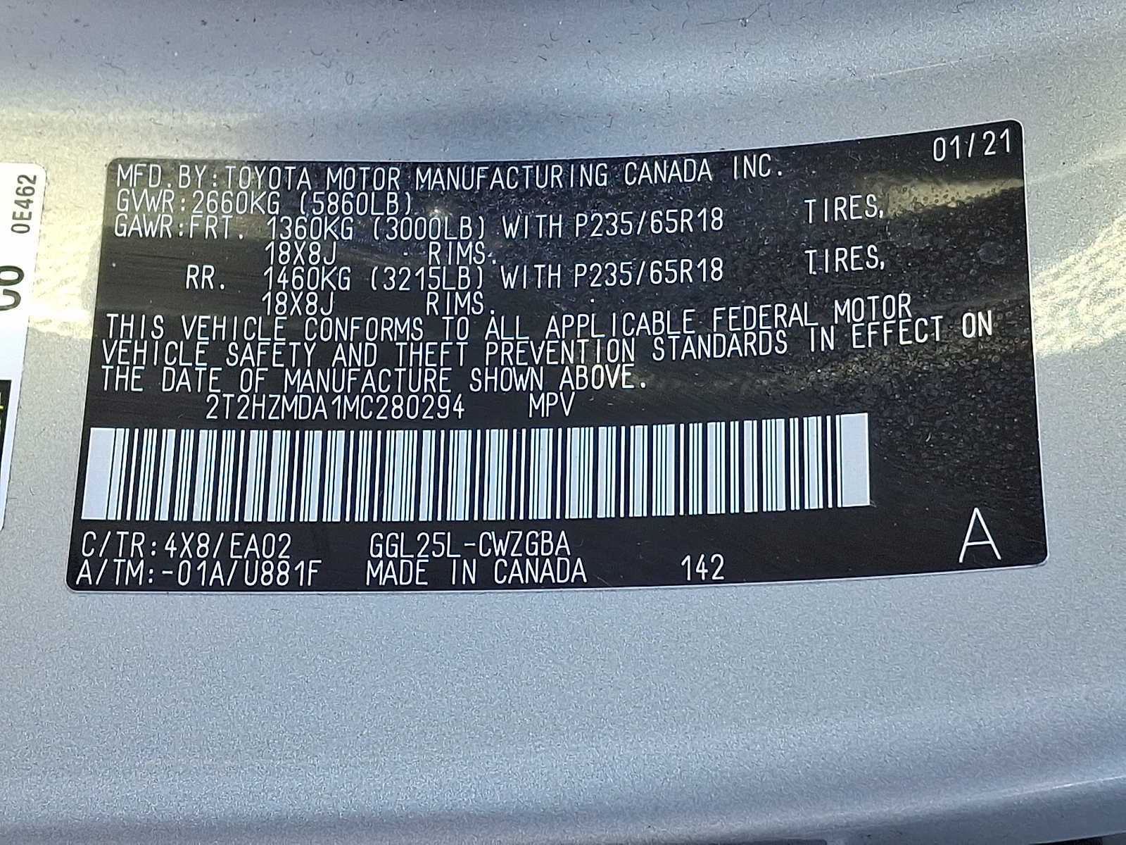 2021 Lexus RX RX 350 AWD