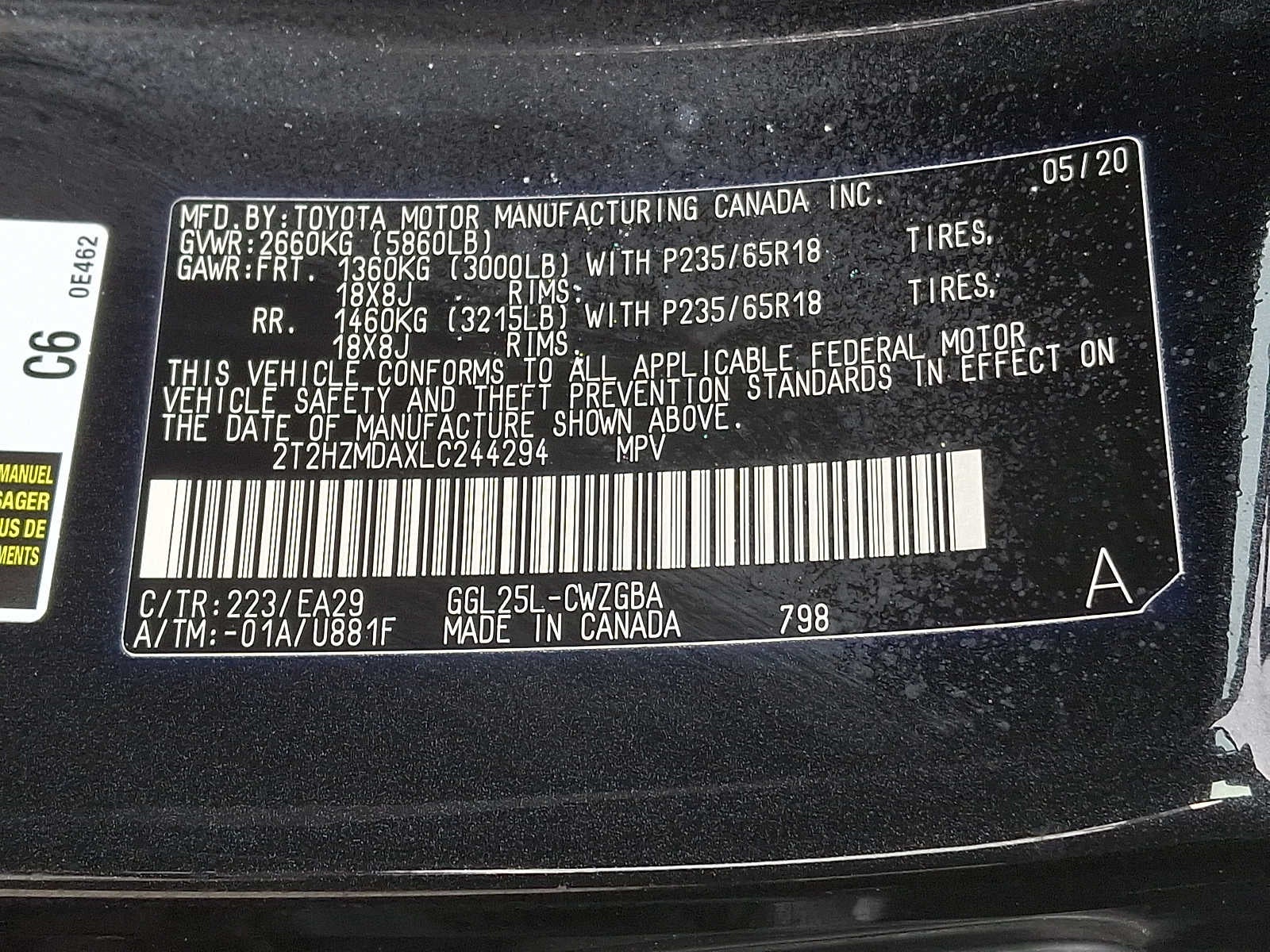 2020 Lexus RX 350 RX 350 AWD