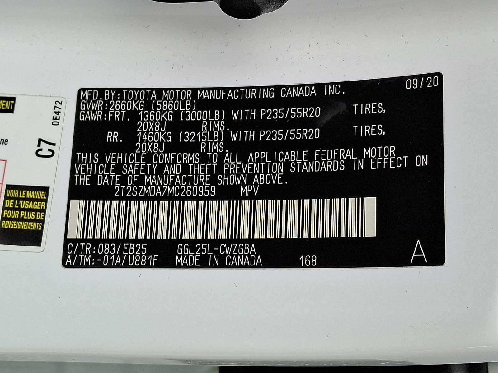 2021 Lexus RX F SPORT Appearance