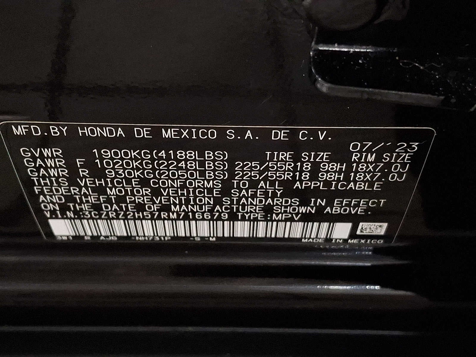 2024 Honda HR-V Sport