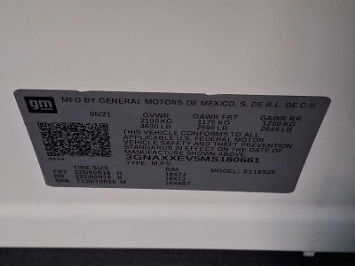 2021 Chevrolet Equinox AWD 4dr Premier