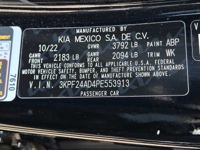 2023 Kia Forte LXS