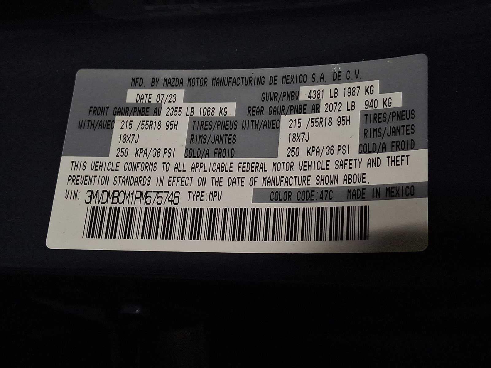 2023 Mazda Mazda CX-30 2.5 S Carbon Edition