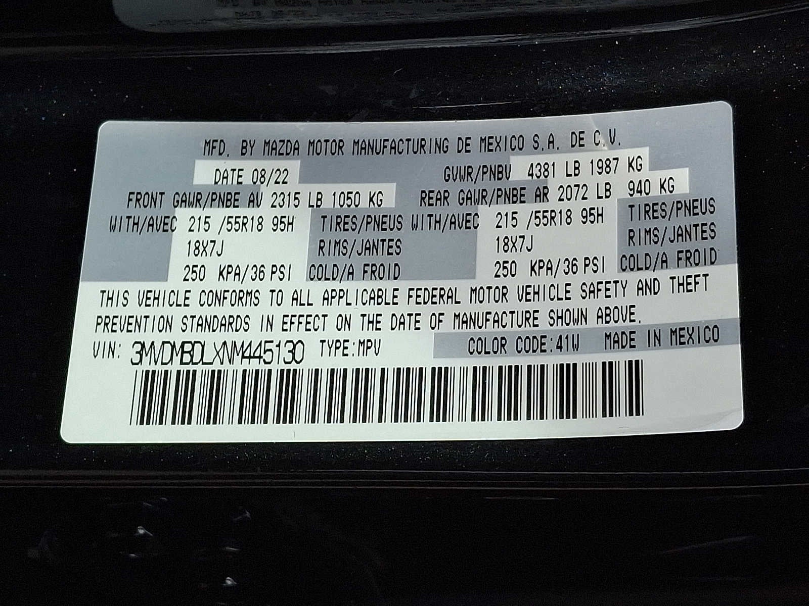 2022 Mazda Mazda CX-30 2.5 S Premium Package