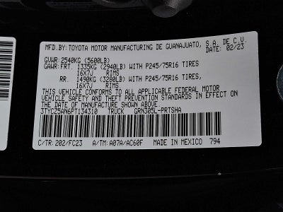 2023 Toyota Tacoma SR5