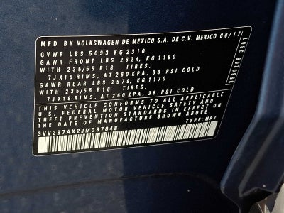 2018 Volkswagen Tiguan SEL