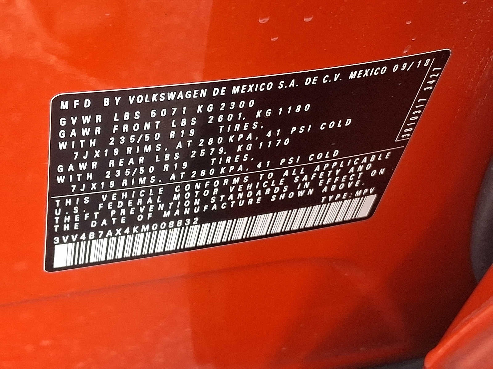 2019 Volkswagen Tiguan SEL Premium