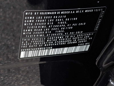 2022 Volkswagen Tiguan SE R-Line Black