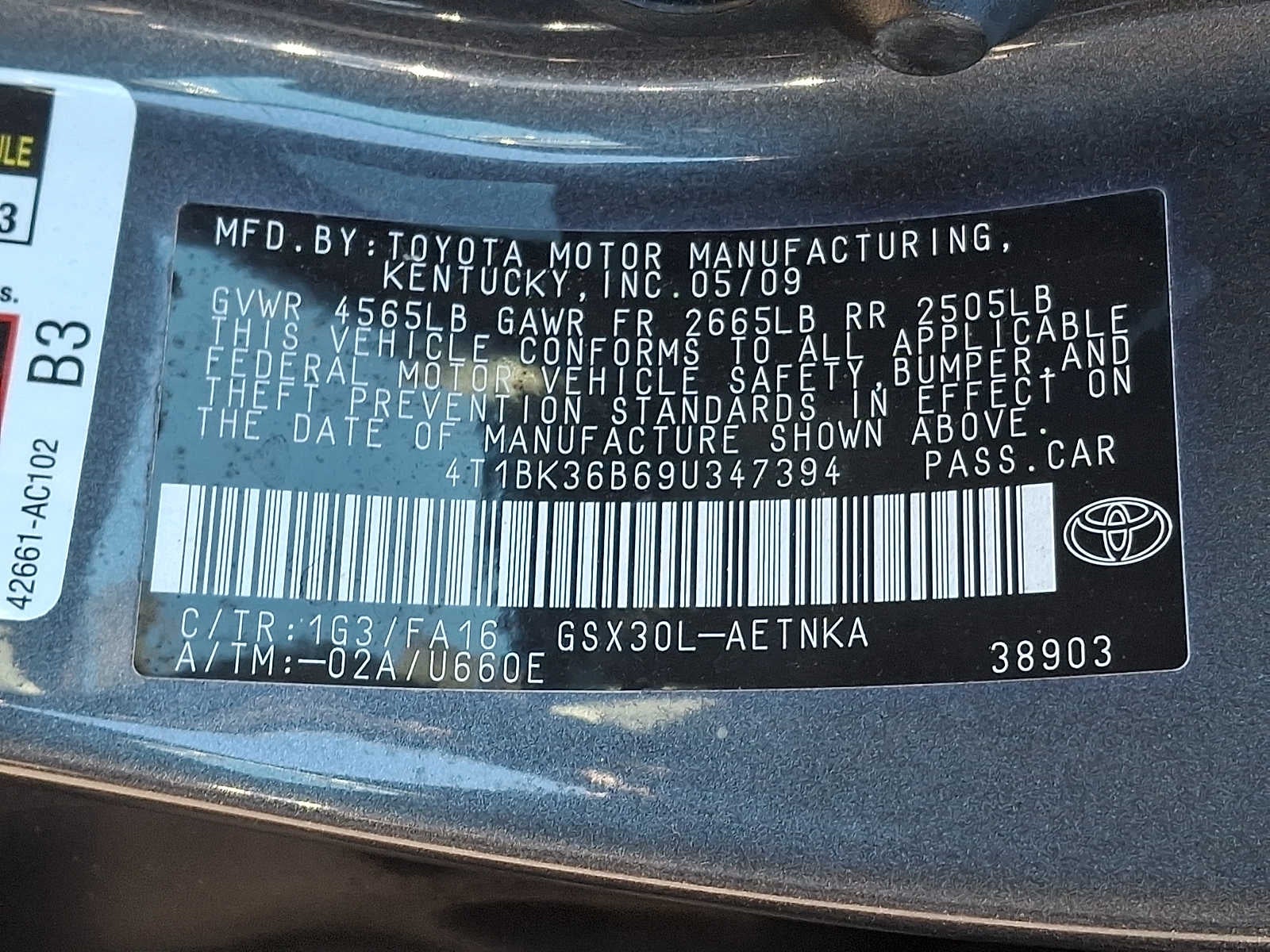 2009 Toyota Avalon Limited