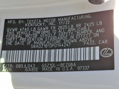 2023 Lexus ES ES 350 FWD