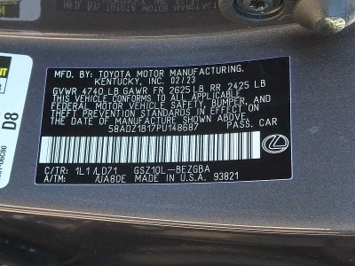 2023 Lexus ES ES 350 FWD