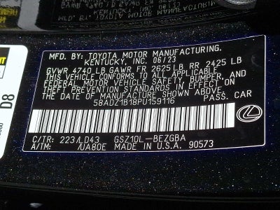 2023 Lexus ES ES 350 FWD