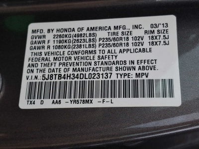 2013 Acura RDX AWD 4dr