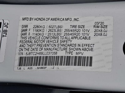 2020 Acura RDX w/A-Spec Pkg