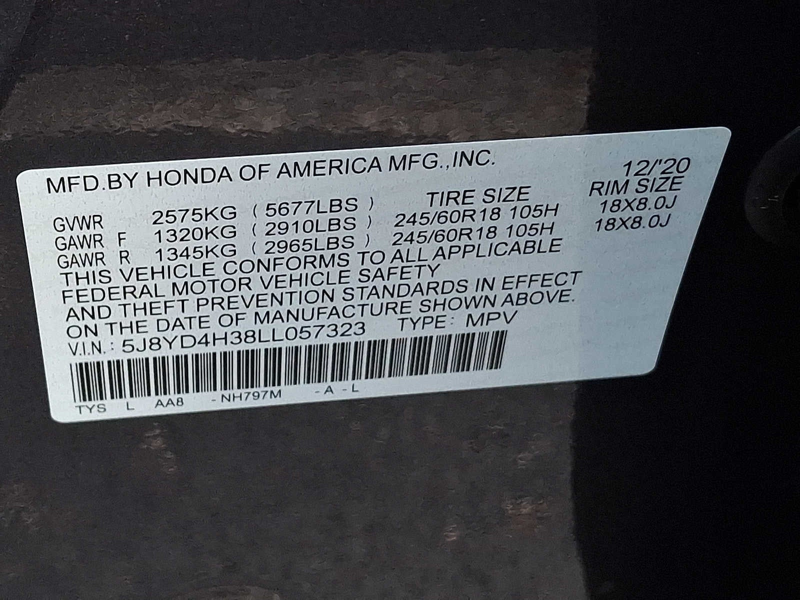 2020 Acura MDX SH-AWD 7-Passenger