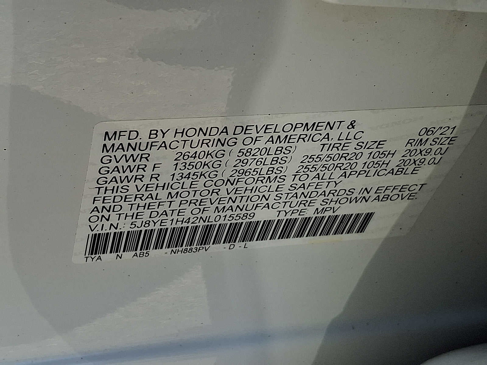 2022 Acura MDX w/Technology Package