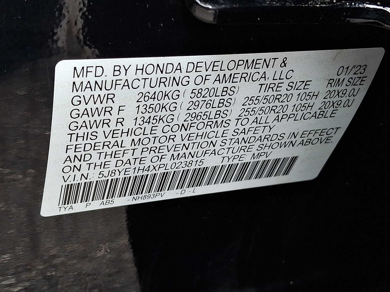 2023 Acura MDX w/Technology Package