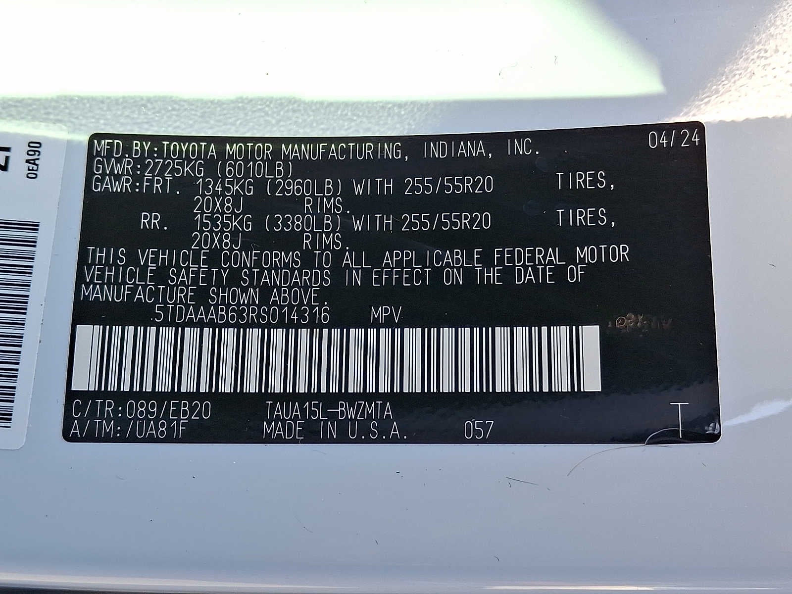 2024 Lexus TX TX 350 Premium AWD