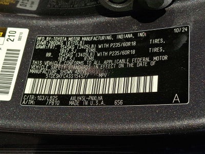2025 Toyota Sienna Platinum
