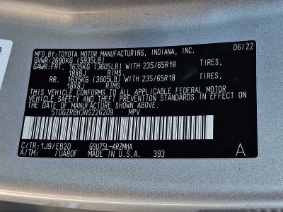 2022 Toyota Highlander XLE