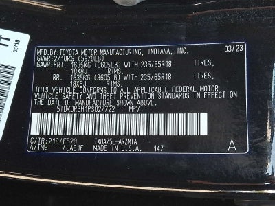 2023 Toyota Highlander XLE