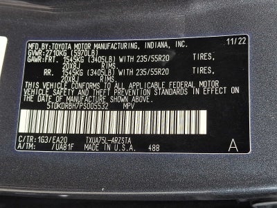 2023 Toyota Highlander XSE