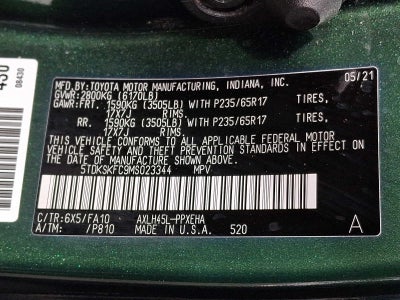 2021 Toyota Sienna LE